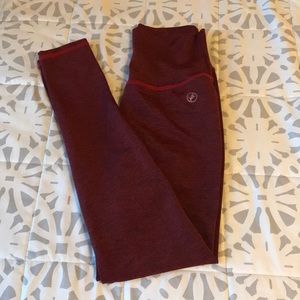 ABS2B Fitness Red Lux Leggings